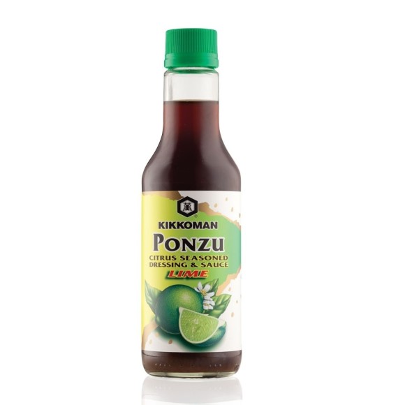 KIKKOMAN PONZU LIME - MOLHO DE SOJA COM LIMÃO 296ML