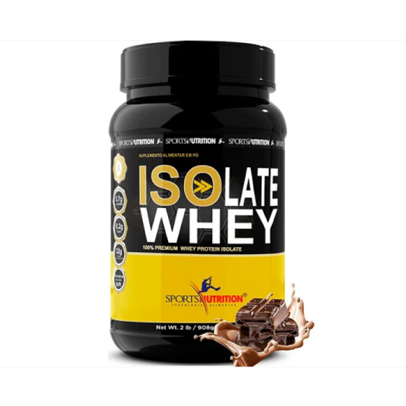 SPORTS NUTRITION WHEY 100% ISOLATE CHOCOLATE 908G