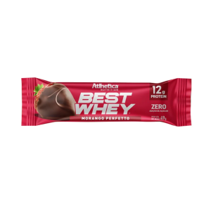 ATLHETICA NUTRITION BEST WHEY PROTEIN BAR MORANGO PERFEITO 49G