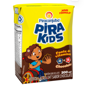 Achocolatado Piracanjuba Pirakids 200ml
