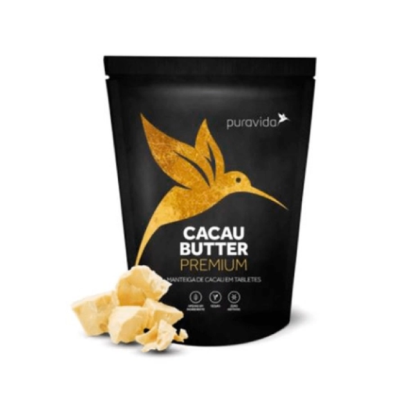Cacau Butter Premium em tabletes 250g da Puravida