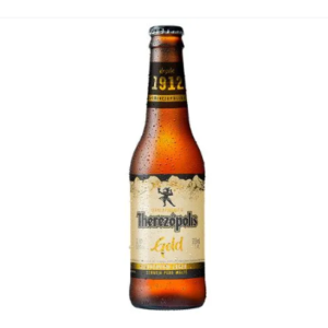 Cerveja Therezópolis Gold Premium Lager.