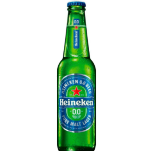 Cerveja Heineken 0,0% Álcool Long Neck.
