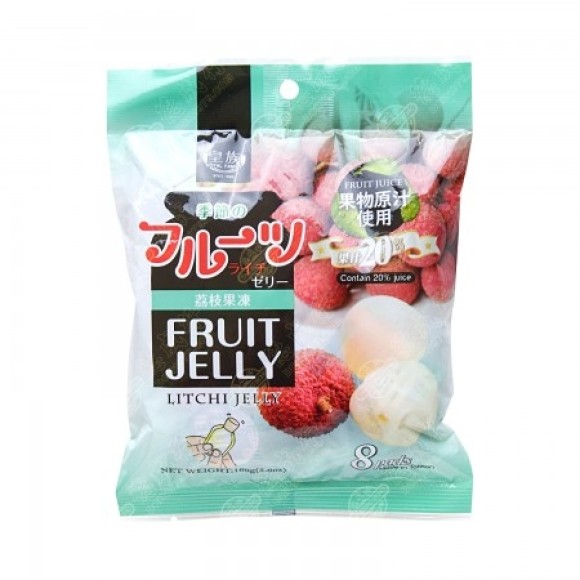 GELATINA SABOR LICHIA ROYAL FRUIT 160G.