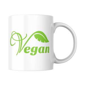 EMI CANECA DE PORCELANAvegan folha