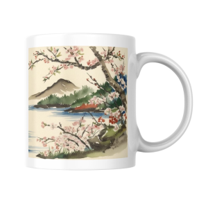 EMI CANECA DE PORCELANA JARDIM JAPONES