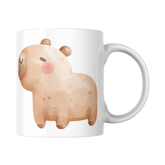 EMI CANECA DE PORCELANA CAPIVARA FOFA CD 325 ML