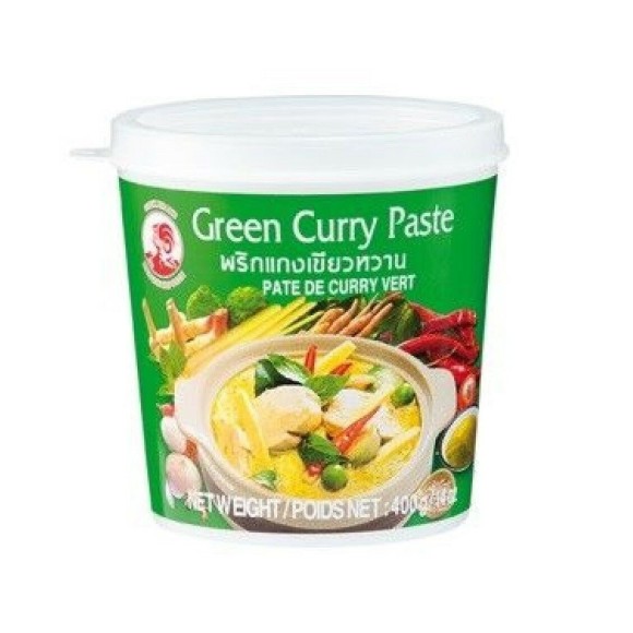 PASTA CURRY GREEN COCK BRAND 400G